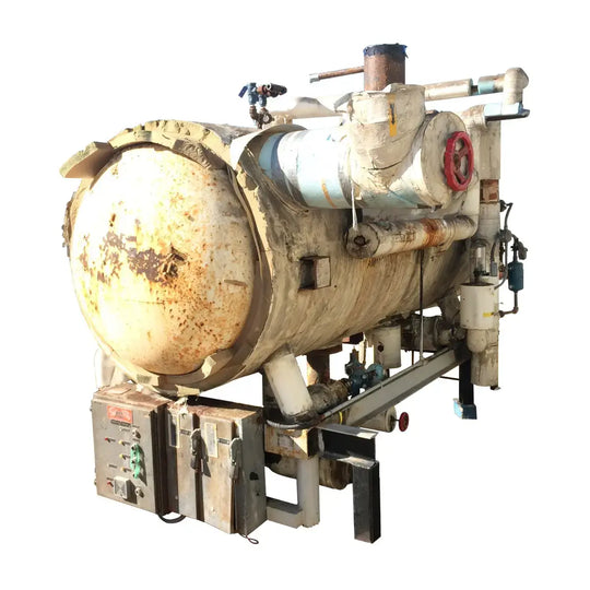 Recirculador de amoníaco horizontal FES: 57 pulgadas de diámetro x 14 pies de largo