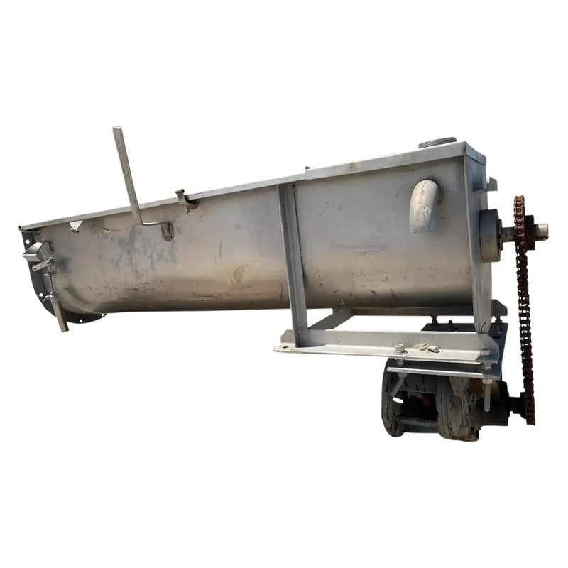 Brown Stainless Horizontal Transfer Auger Mixer