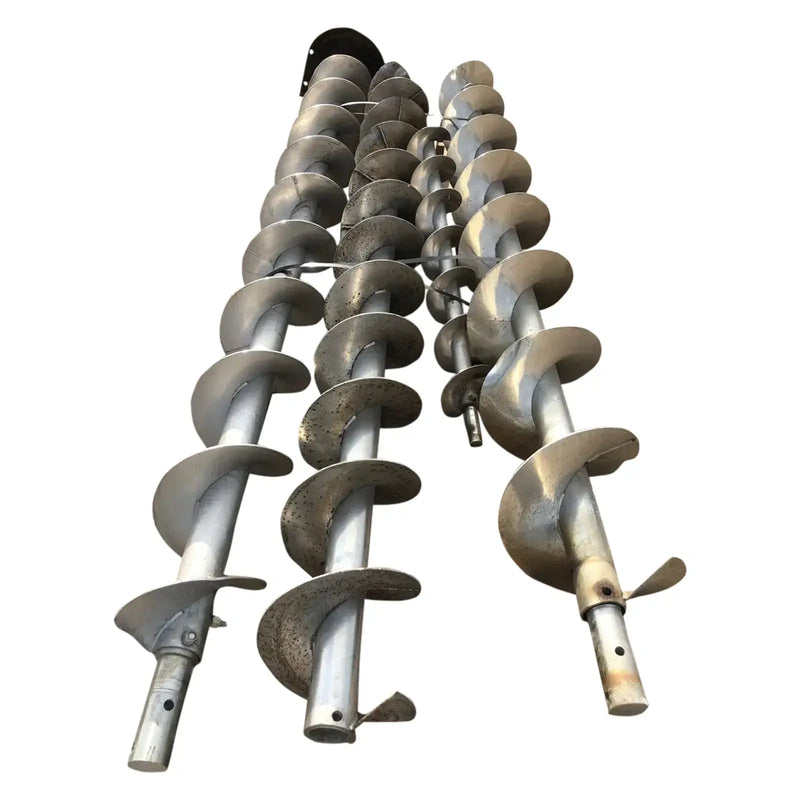 3 barrenas/tornillos de acero inoxidable de 156''x48"x36"
