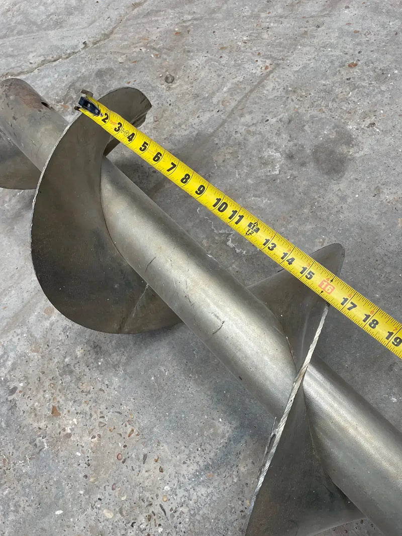 Sinfín de tornillo de acero inoxidable (16 x 146 pulgadas)