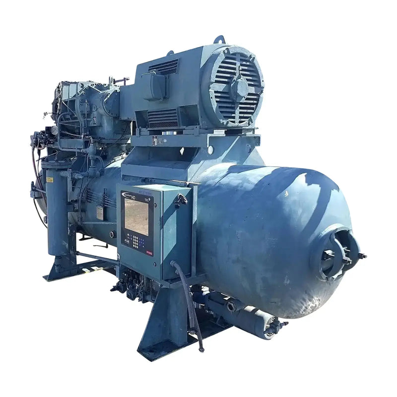 Paquete de compresor de tornillo rotativo Frick RDB-546 (Frick TDSL283XL, 400 HP 4160 V, panel de control Frick Micro)