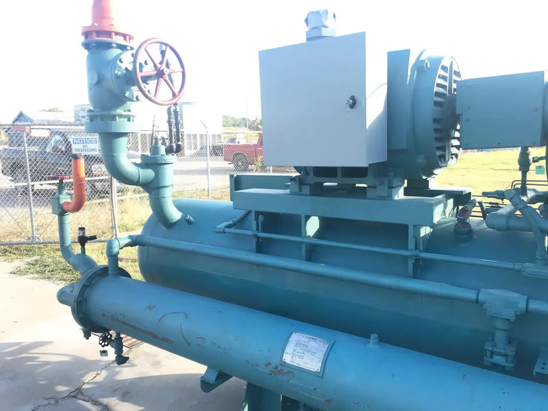 Frick RWB-II-222-E Rotary Screw Compressor Package (MISSING COMPRESSOR, MISSING MOTOR, MISSING MICRO PANEL)
