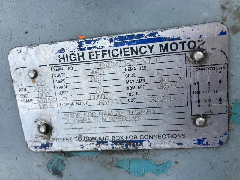 Frick RWB-II-316 Rotary Screw Compressor Package (Frick TDSH233S)