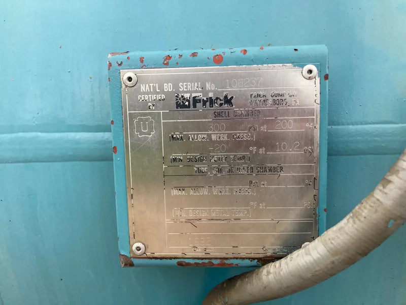 Frick RWB-II-316 Rotary Screw Compressor Package (Frick TDSH233S)