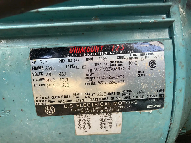 Frick RWB-II-316 Rotary Screw Compressor Package (Frick TDSH233S)