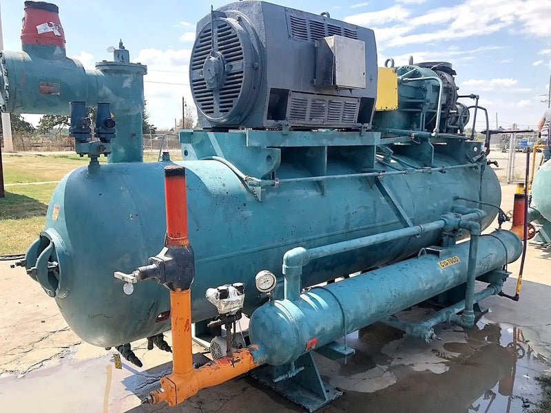 Frick RWB II-399H Rotary Screw Compressor Package (Frick TDSH283L, 1000 HP 2300/4160 V, Frick Micro Control Panel)