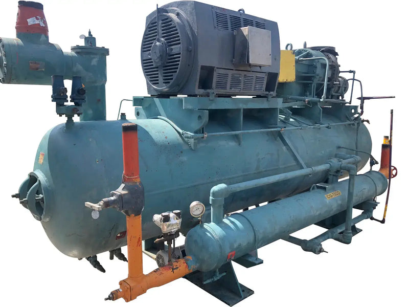Frick RWB II-399H Rotary Screw Compressor Package (Frick TDSH283L, 1000 HP 2300/4160 V, Frick Micro Control Panel)