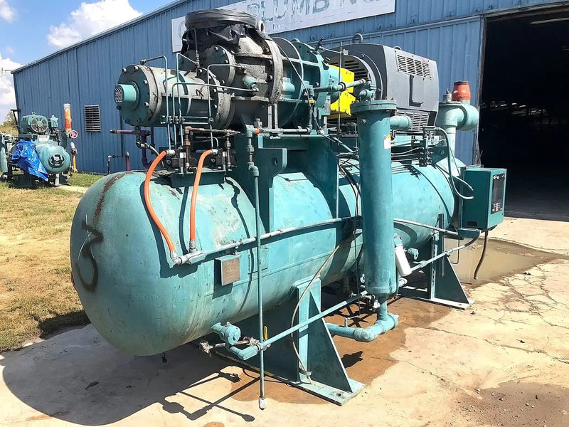 Frick RWB II-399H Rotary Screw Compressor Package (Frick TDSH283L, 1000 HP 2300/4160 V, Frick Micro Control Panel)