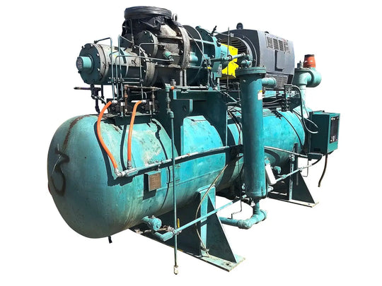 Frick RWB II-399H Rotary Screw Compressor Package (Frick TDSH283L, 1000 HP 2300/4160 V, Frick Micro Control Panel)