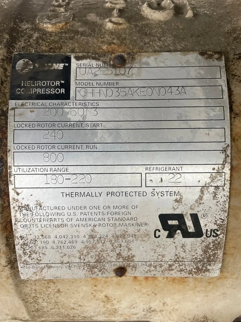 Trane RTAA070AYM01A000 Air-Cooled Helical Rotary Liquid Chiller (70 TR)