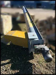 Transportador de tornillo de acero galvanizado - 12 pulg.