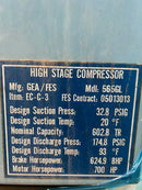 GEA 565GL Rotary Screw Compressor Package (GEA Y-52, 700 HP 460 V, GEA Micro Control Panel)