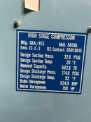 GEA 565GL Rotary Screw Compressor Package (GEA Y-52, 700 HP 460 V, GEA Micro Control Panel)