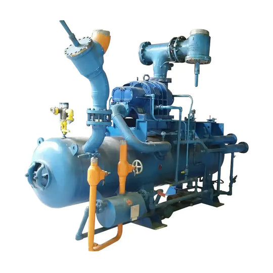 GEA 565GL Rotary Screw Compressor Package (GEA Y-52, MISSING MOTOR, GEA Micro Control Panel)