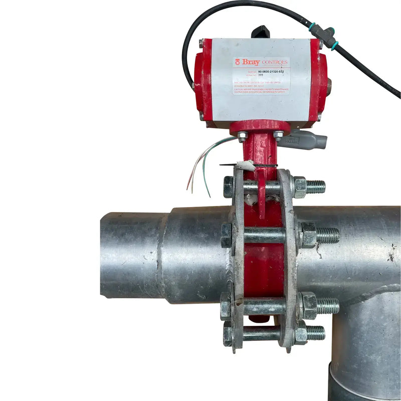 Flowline PTFE Butterfly Valve with Pneumatic Actuator ( 5")