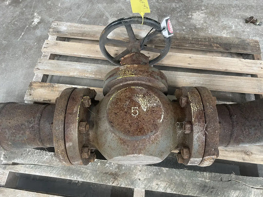 Ammonia Shut-Off Flange Globe Valve (5 in)