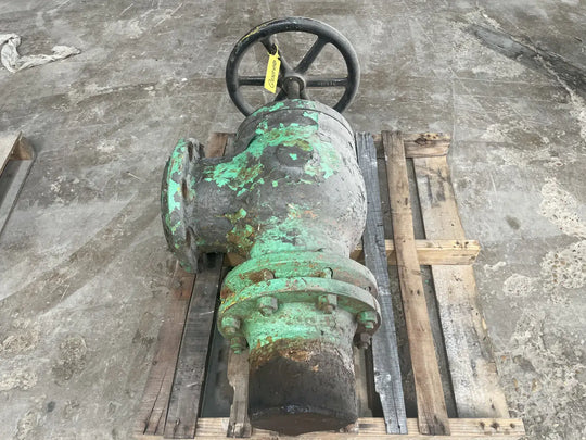 NH3 Flanged Angle Shut-Off Valve (8 in)