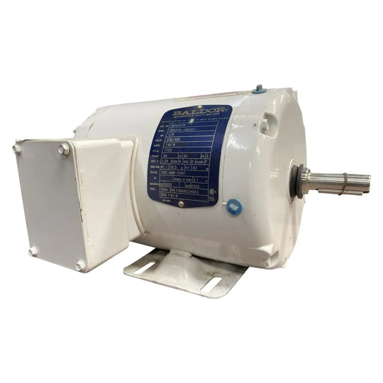 Baldor WDM3538 Motor (0.5 HP, 1725 RPM, 230/460 V)