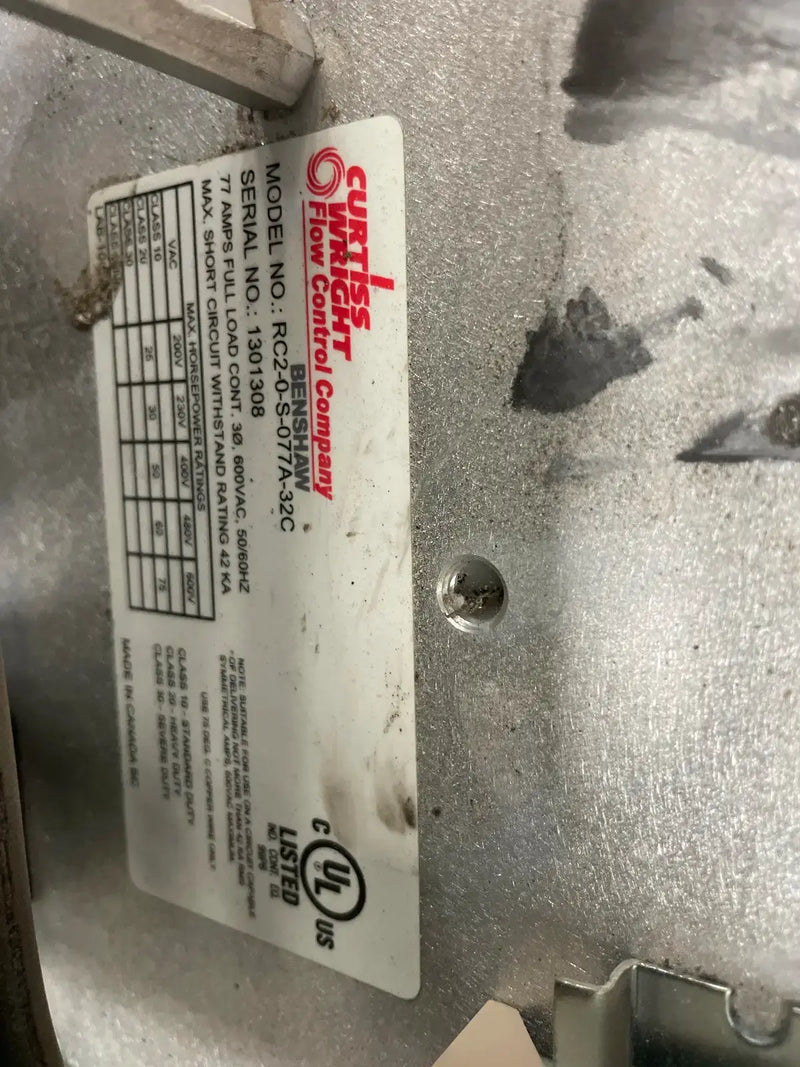 Benshaw RC2-0-S-077A-32C Soft Starter