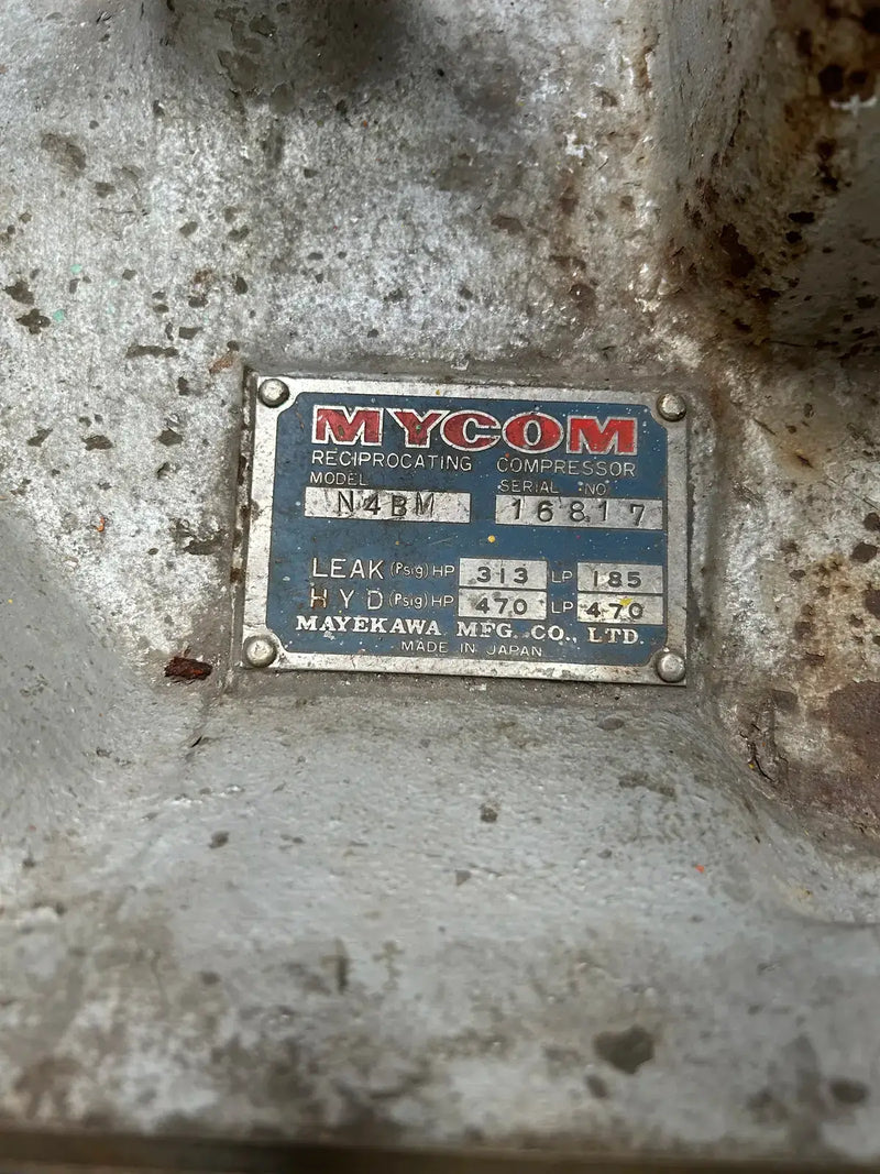 Mycom N4BM 4-Cylinder Reciprocating Compressor