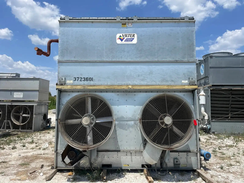 Vilter VSA-211 Evaporative Condenser (211 Nominal Tons, 4-Motors, 1 Tower Unit)