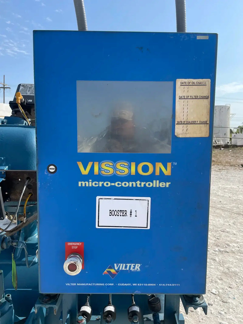 Vilter VVR-RB-NEC-LI R717 - Paquete de compresor de tornillo rotativo VSM 401 (Vilter VSM401, 60 HP 208-230/460 V)