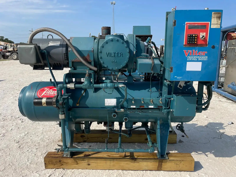 Paquete de compresor de tornillo rotativo Vilter V2A022E02RIVSSCN (Vilter V2A022E02RIVSSCN, 40 HP 230/460 V, panel de control micro)