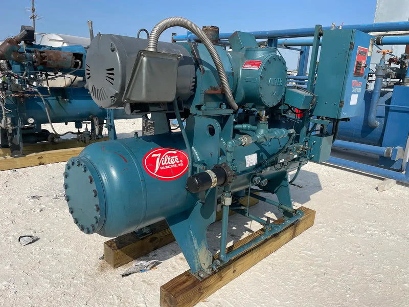 Paquete de compresor de tornillo rotativo Vilter V2A022E02RIVSSCN (Vilter V2A022E02RIVSSCN, 40 HP 230/460 V, panel de control micro)