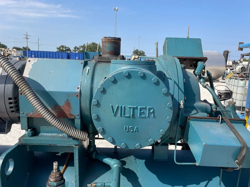 Paquete de compresor de tornillo rotativo Vilter V2A022E02RIVSSCN (Vilter V2A022E02RIVSSCN, 40 HP 230/460 V, panel de control micro)