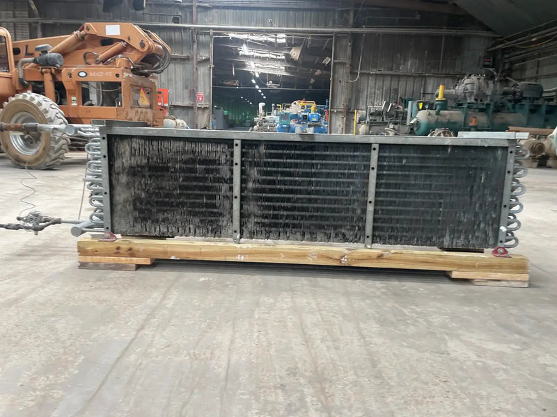 Vilter LPX 15 83 1/3 XA HGP Ammonia Evaporator Coil- 4.47 TR, 3 Fans (Low Temperature)