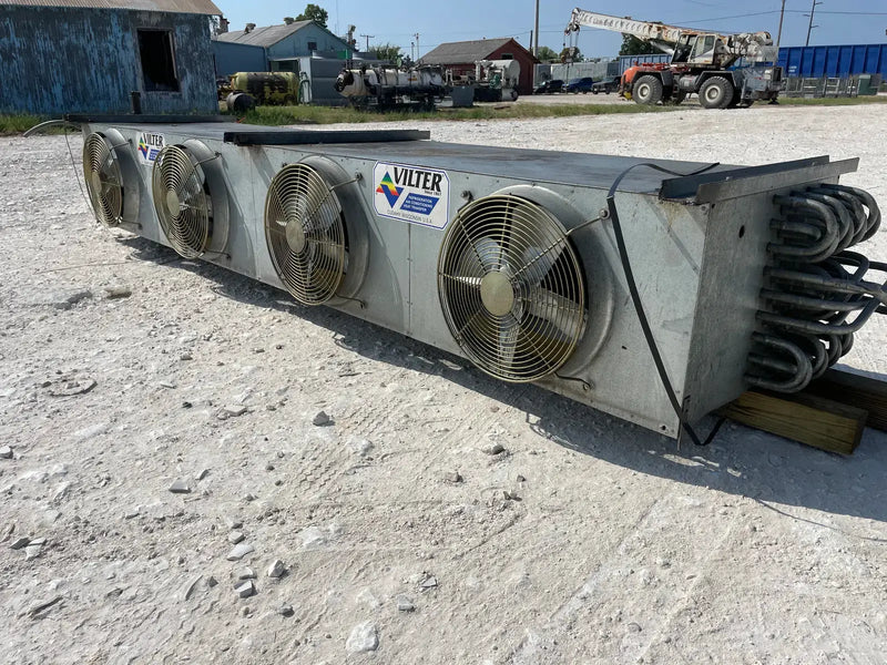 Vilter VLP-16-83-1/3-XA-HGP Ammonia Evaporator Coil- 4.79 TR, 4 Fans (Low Temperature)