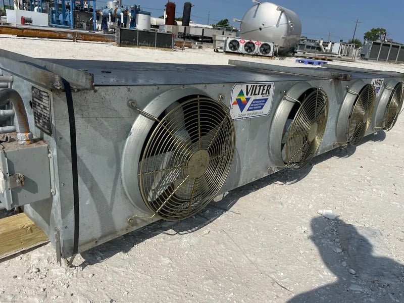 Vilter VLP-16-83-1/3-XA-HGP Ammonia Evaporator Coil- 4.79 TR, 4 Fans (Low Temperature)