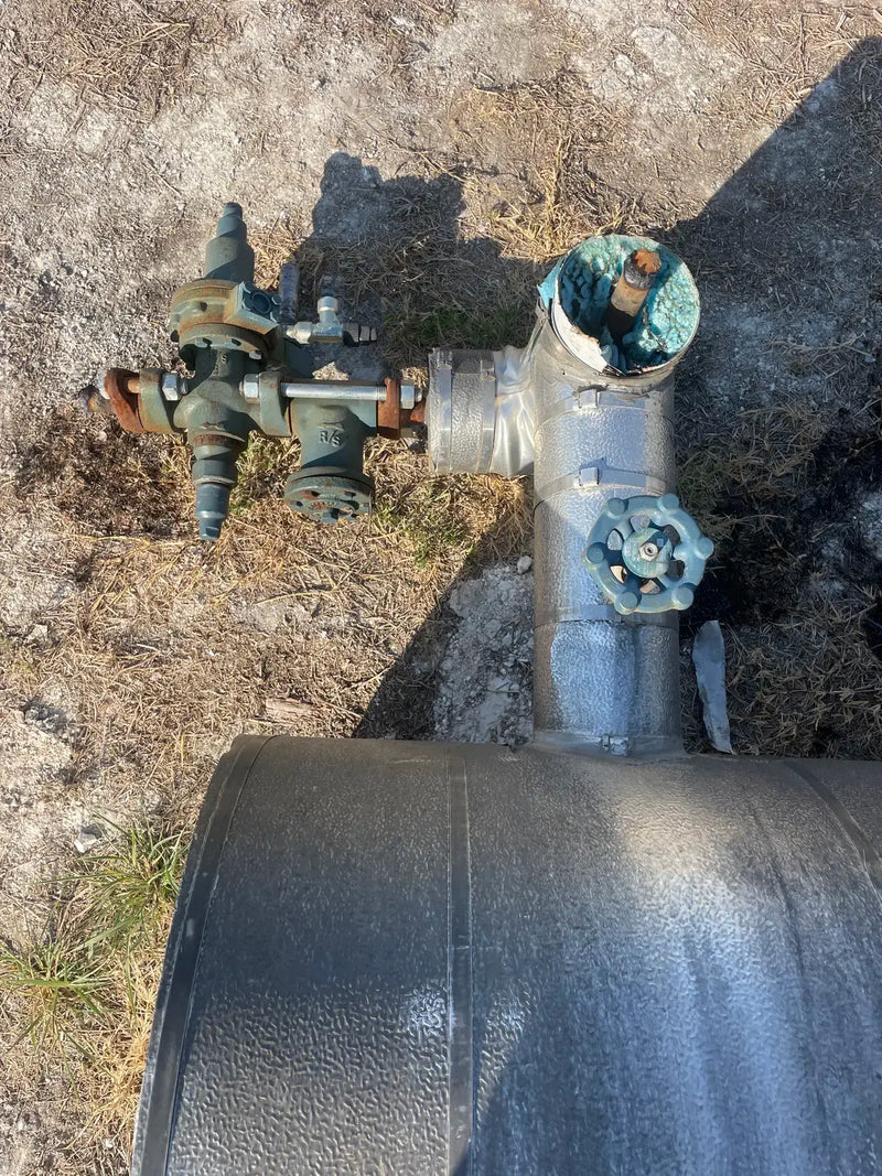Industrial Service &amp; Fabricators, Inc Receptor horizontal (16 pulg. X 36 pulg. 40 galones)