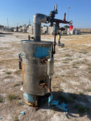 Tanque de descarga de amoníaco vertical RVS (16 x 32 pulgadas, 38 galones)