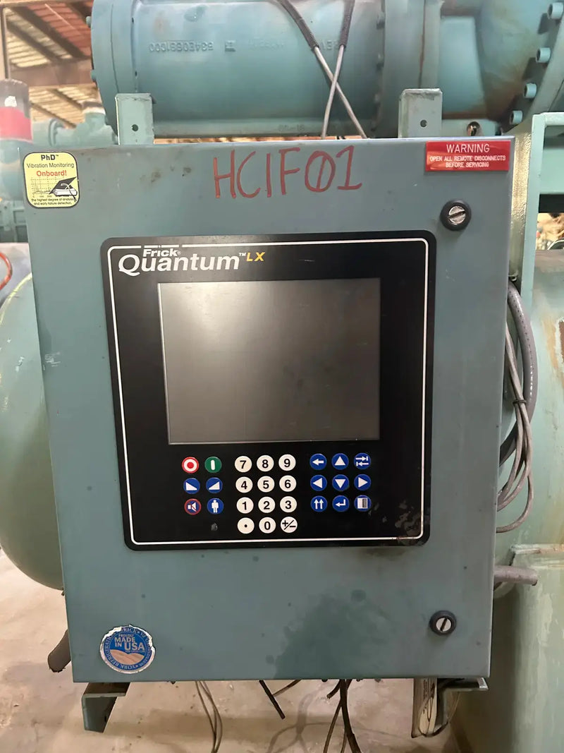 Frick RWF-177 H Rotary Screw Compressor Package (Frick SGC2313, 407 HP 460 V)