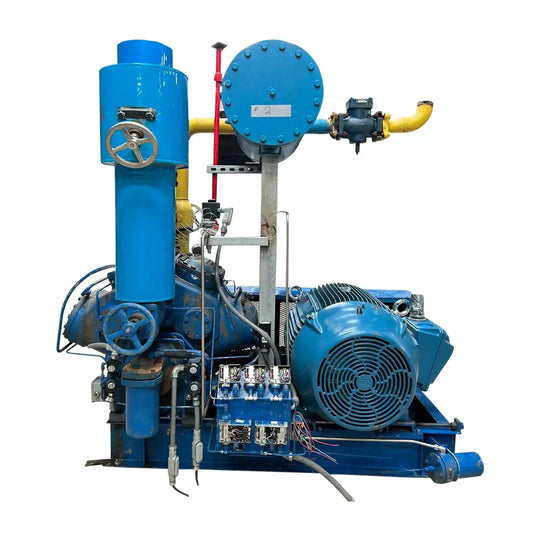 Compresor alternativo Vilter AK458XL-RC de 8 cilindros (150 HP, 460 V, accionado por correa)