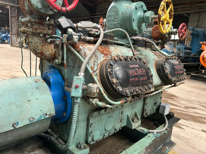 Vilter 12-Cylinder Reciprocating Compressor Package (Direct Drive Driven)