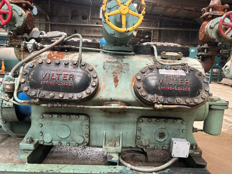 Vilter 12-Cylinder Reciprocating Compressor Package (Direct Drive Driven)