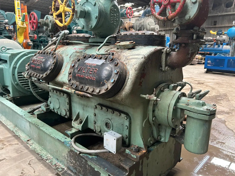Vilter 12-Cylinder Reciprocating Compressor Package (Direct Drive Driven)