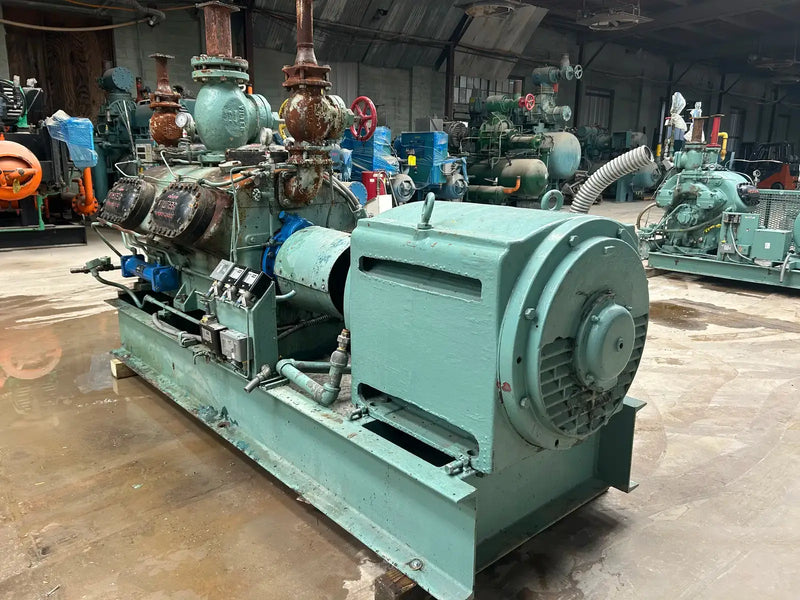Vilter 12-Cylinder Reciprocating Compressor Package (Direct Drive Driven)