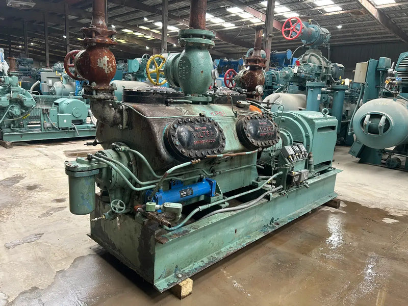 Vilter 12-Cylinder Reciprocating Compressor Package (Direct Drive Driven)
