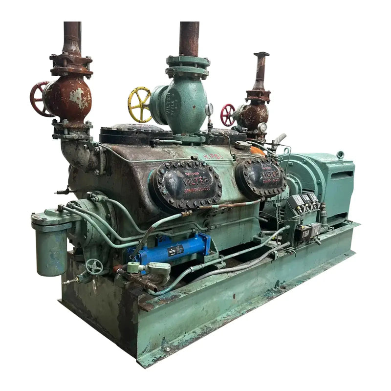 Vilter 12-Cylinder Reciprocating Compressor Package (Direct Drive Driven)