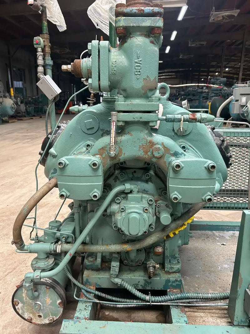 Hasegawa VML6A 6-Cylinder Reciprocating Compressor Package (100 HP 460 V, Belt Driven)