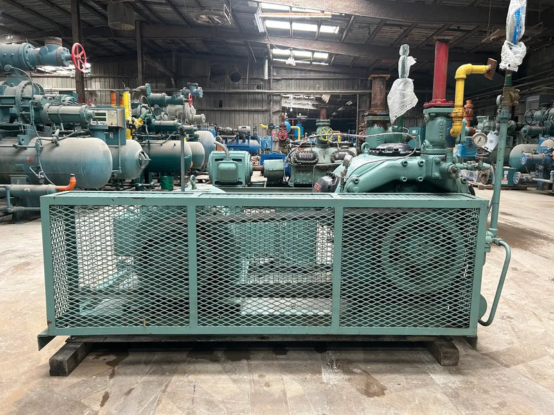Hasegawa VML6A 6-Cylinder Reciprocating Compressor Package (100 HP 460 V, Belt Driven)