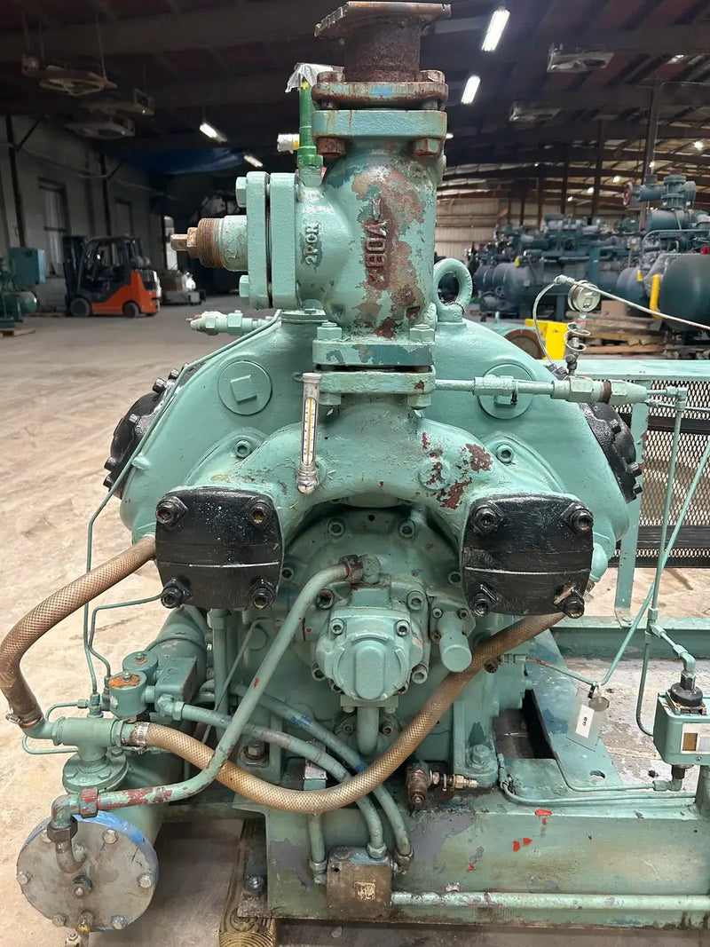 Hasegawa VML6A 6-Cylinder Reciprocating Compressor Package (100 HP 460 V, Belt Driven)
