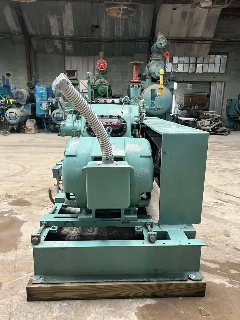 Hasegawa VML6A 6-Cylinder Reciprocating Compressor Package (100 HP 460 V, Belt Driven)