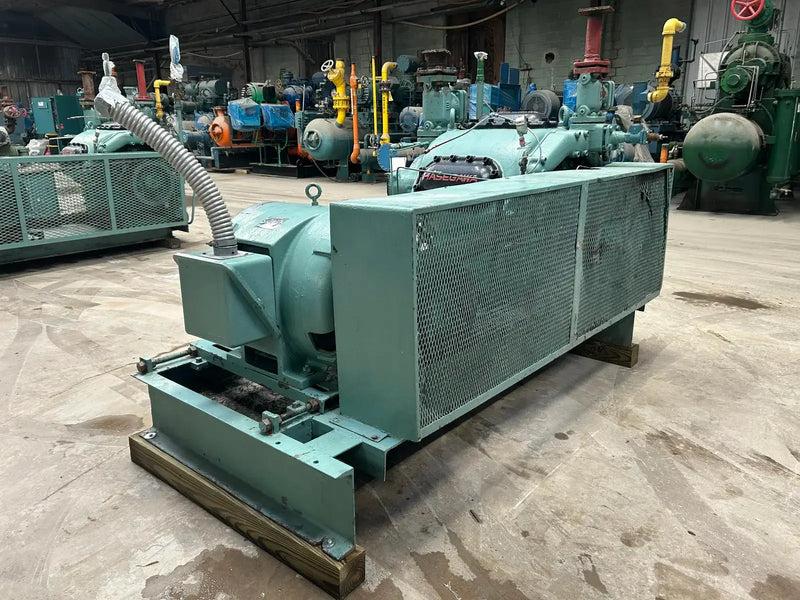 Hasegawa VML6A 6-Cylinder Reciprocating Compressor Package (100 HP 460 V, Belt Driven)