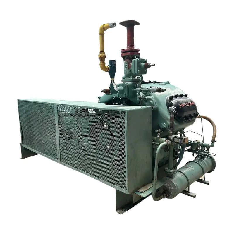 Compresor alternativo Hasegawa VML6A de 6 cilindros (100 HP, 460 V, accionado por correa)