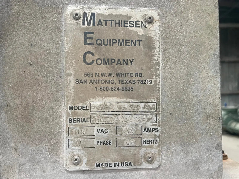 Mathhiesen NSF VL510 Ice Bagger Takeoff System