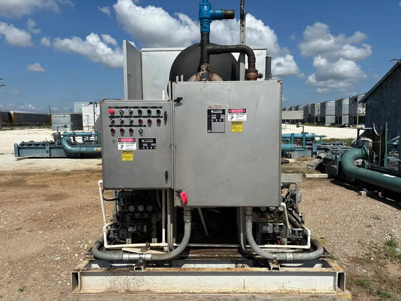 Turbo Ice Stainless Steel TIG85-SCER Plate Ice Maker (Halocarbon (Freon) Refrigeration, 85 Ton Day)